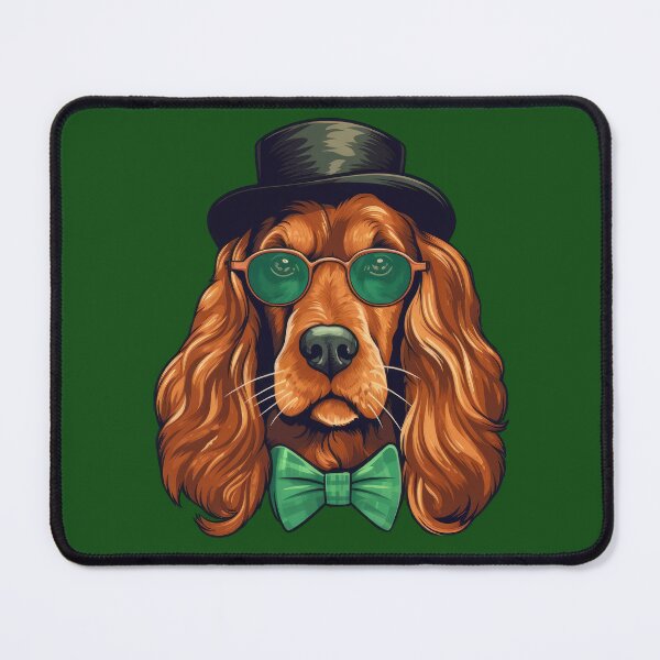 Item preview, Hipster Irish Setter designed and sold by ZombieLH.