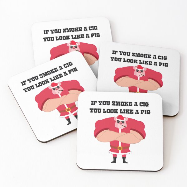 Item preview, If you smoke a cigarete you look like a pig variation 3 designed and sold by ArtArturs.