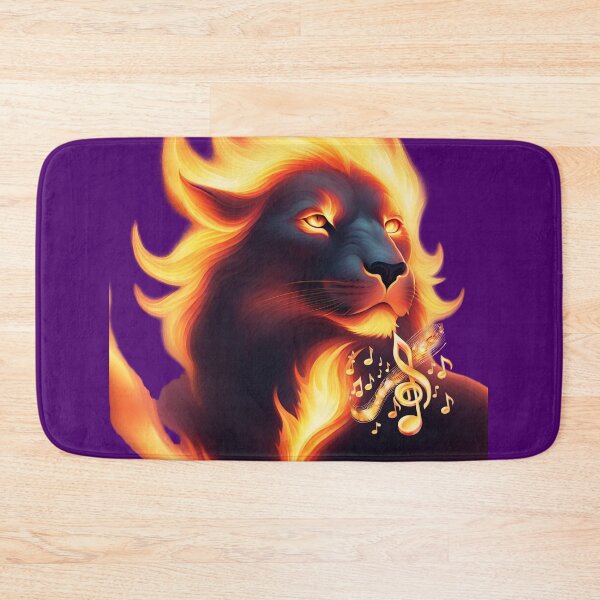 Item preview, Burning Music Lion 2 designed and sold by TakeThis4.
