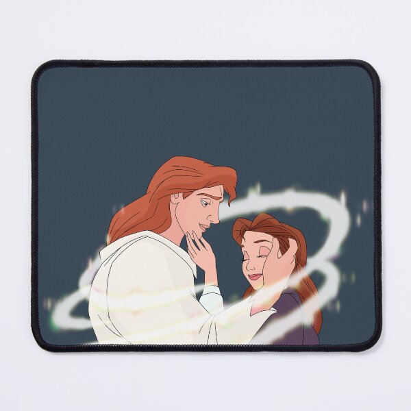 Item preview, Beauty and the Beast true love decal (grey/blue background) designed and sold by EmiliaMoscovich.