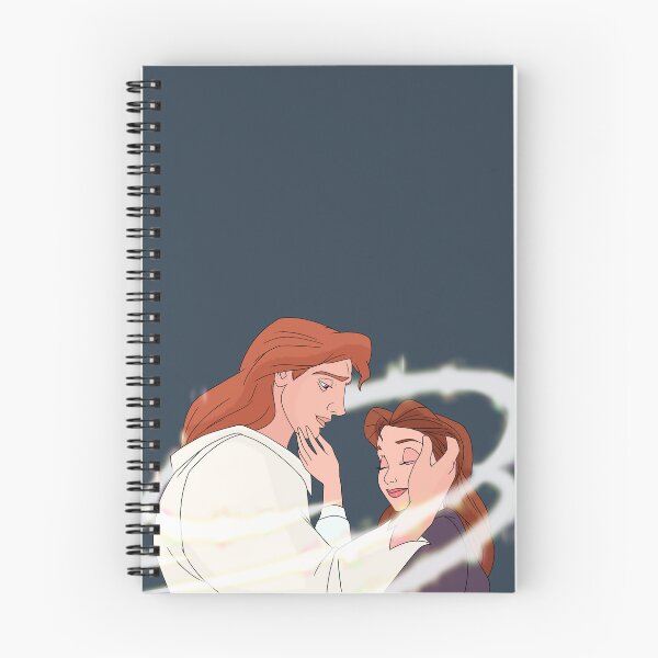 Item preview, Beauty and the Beast true love decal (grey/blue background) designed and sold by EmiliaMoscovich.