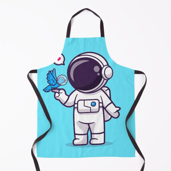 Item preview, Cosmic Companions: Cute Astronaut Playing with Bird in Space Cartoon Vector Icon Illustration designed and sold by hjian8219.