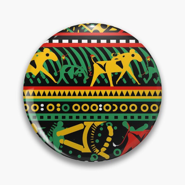 Item preview, Cultural Elegance: Green, Red, Yellow Fabric designed and sold by mittie101.