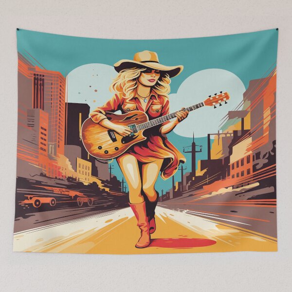 Item preview, Strumming in the Heart of Music City: Taylor Swift's Nashville Serenade designed and sold by CanvasLady.