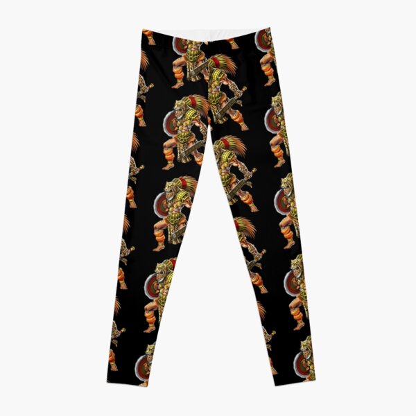 Aztec Jaguar Leggings for Sale