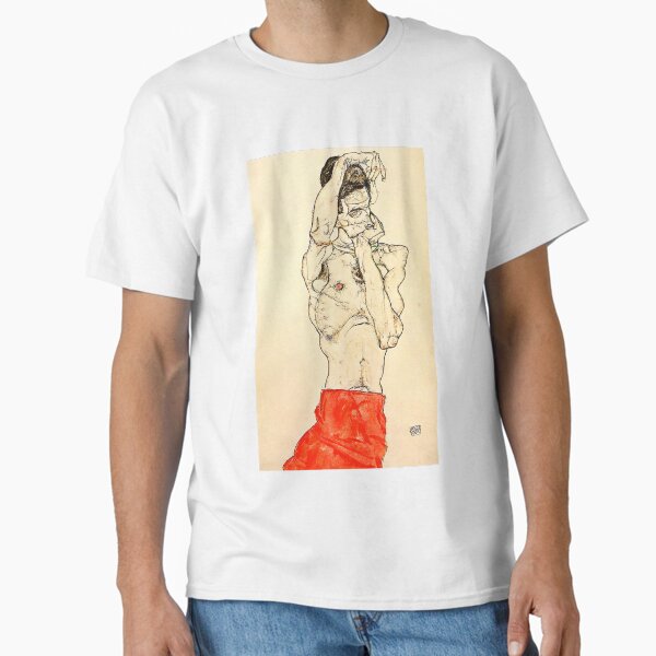 Sans Marque T-Shirt Tribute Egon Schiele Flammé Coton The Radical Sans Marque T-Shirt Tribute Egon Schiele Flammé Coton The Radical