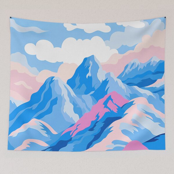 Item preview, Colorful Mounts and Clouds designed and sold by NosandEdgy.