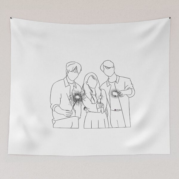 Item preview, Castaway Diva line art korean Drama designed and sold by kart-box.