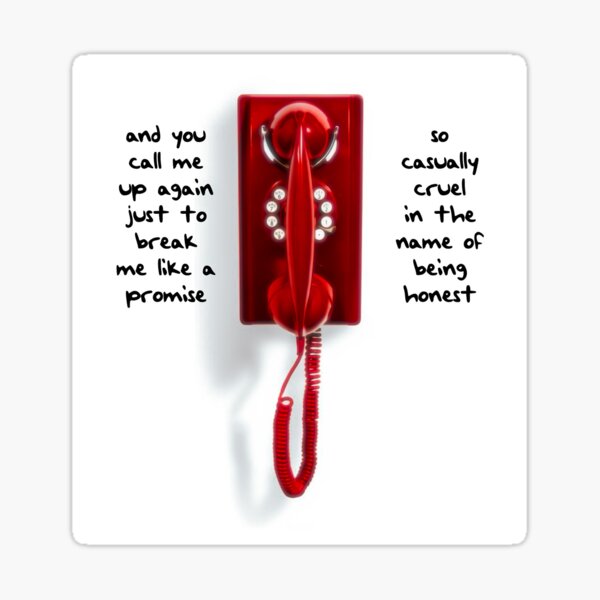 taylor swift all too well so casually cruel Sticker