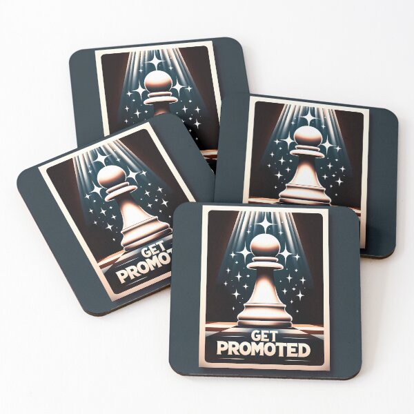 Item preview, Get Promoted - Chess Pawn - Inspirational designed and sold by GambitChess.