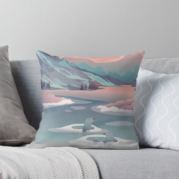 Item preview, Polar seals emerge in a snowy landscape designed and sold by Rawilst.