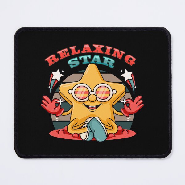 Item preview, Retaxing Star, a cute star character who meditates designed and sold by Kevyn Adha.