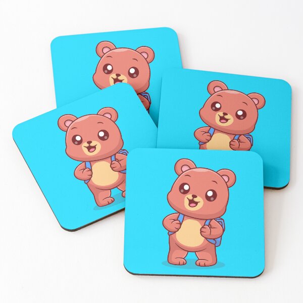 Item preview, Bear-y Smart: Cute Bear Student with Backpack Going to School Cartoon Vector Icon Illustration designed and sold by hjian8219.