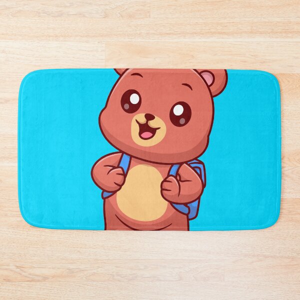 Item preview, Bear-y Smart: Cute Bear Student with Backpack Going to School Cartoon Vector Icon Illustration designed and sold by hjian8219.