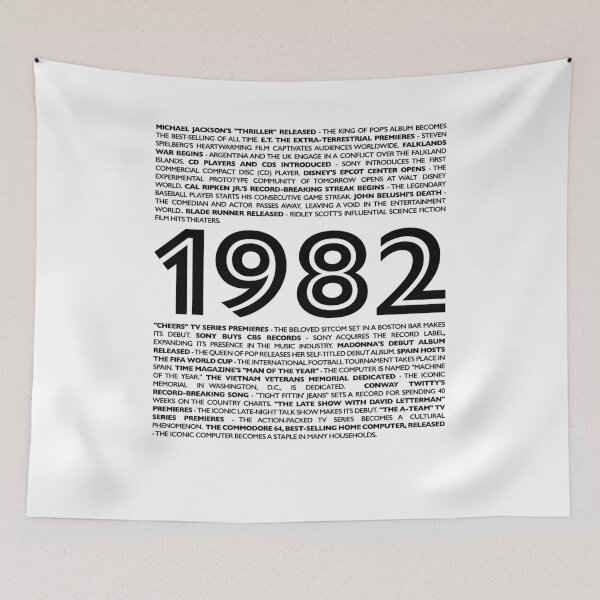 Item preview, 1982 Nostalgia Collection: Embrace Your Birth Year with Timeless Moments designed and sold by ShobulousStudio.