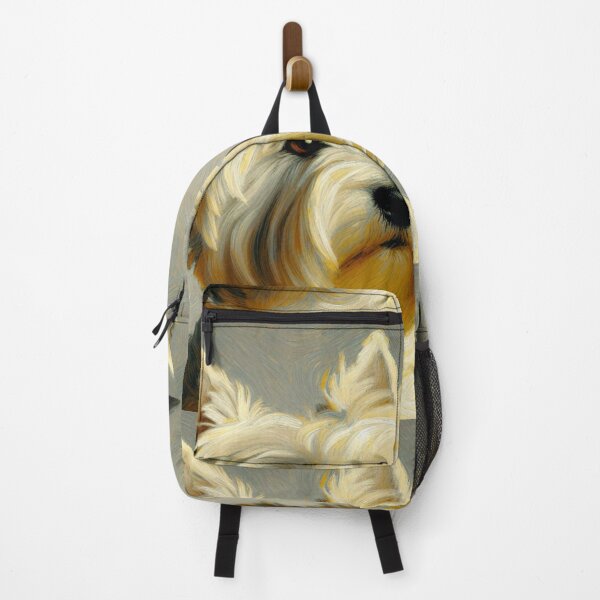 Item preview, Cute Westie with Neutral Background - West Highland Terrier Oil Painting designed and sold by Star-Fragment.