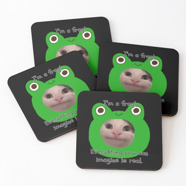 Item preview, Cat Said: I am a frog. Everything you can imagine is real. Good things will happen to you this Christmas if you think positively. designed and sold by attakorn.