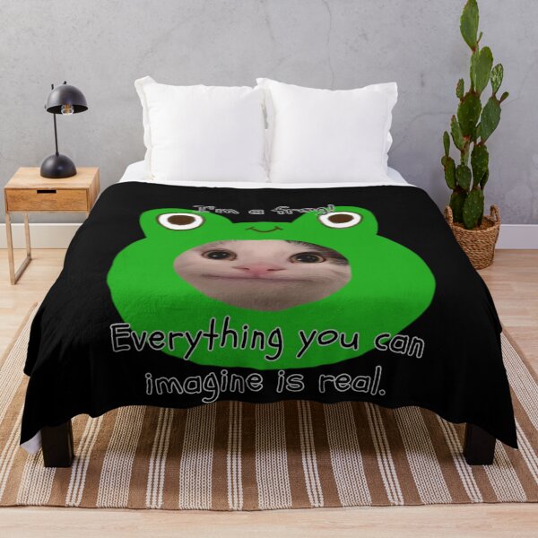 Item preview, Cat Said: I am a frog. Everything you can imagine is real. Good things will happen to you this Christmas if you think positively. designed and sold by attakorn.
