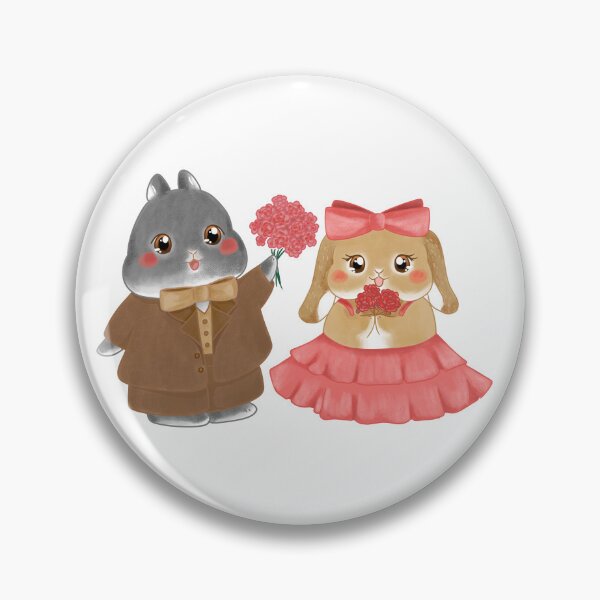 Artikelvorschau, Häschen-Blumenmädchen-Paar _ Bailey und Sean | Bunniesmee Wedding Edition T-Shirt entworfen und verkauft von bunniesmee.