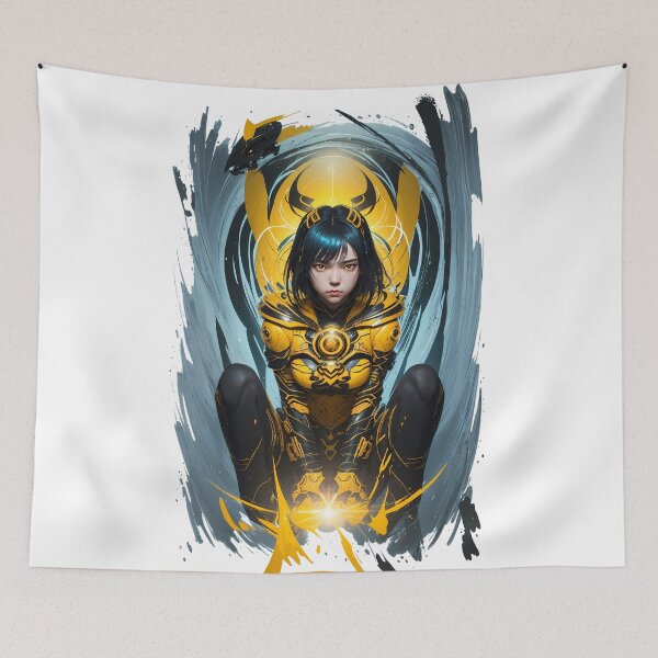 Item preview, Golden Justice Warrior designed and sold by ThreadedTales.