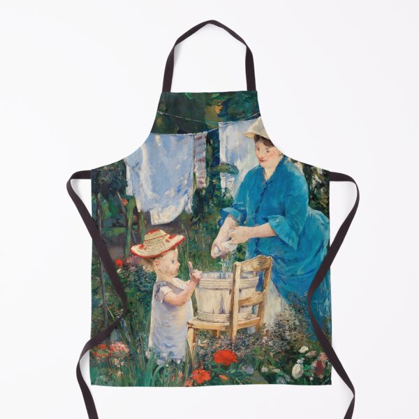 Item preview, Laundry (Le Linge), (1875) painting in high resolution by Édouard Manet designed and sold by Suzana Djordjevic.