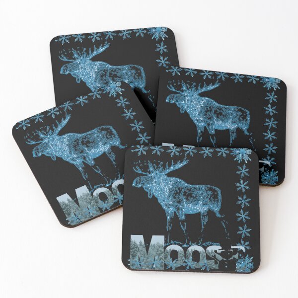 Item preview, Moose winter puns designed and sold by Mikusia.