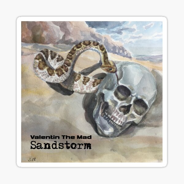 Sandstorm artwork Sticker