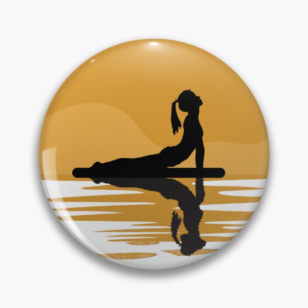 Artikelvorschau, Paddle-Board-Yoga bei Sonnenuntergang entworfen und verkauft von misslizzyspin.