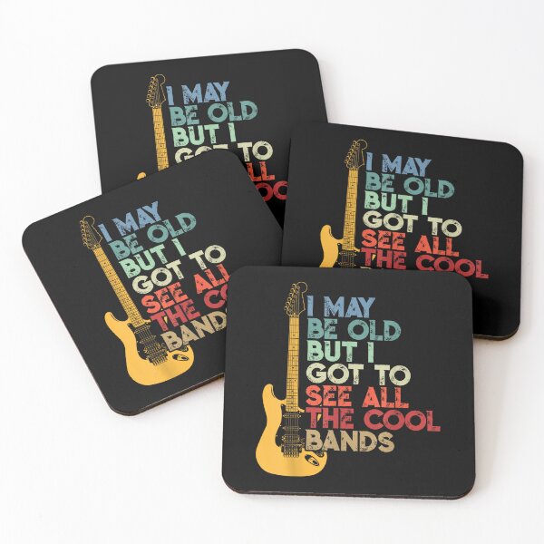 Item preview, Vintage I May Be Old But I Got To See All The Cool Bands Music Lover designed and sold by rewingjadeArt.