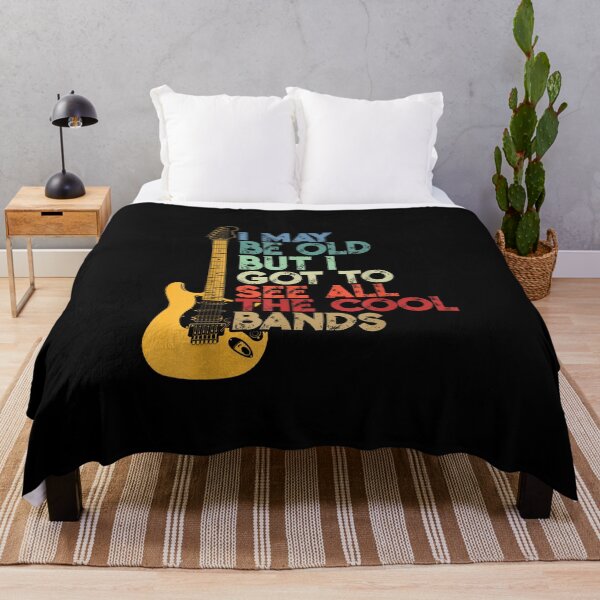 Item preview, Vintage I May Be Old But I Got To See All The Cool Bands Music Lover designed and sold by rewingjadeArt.