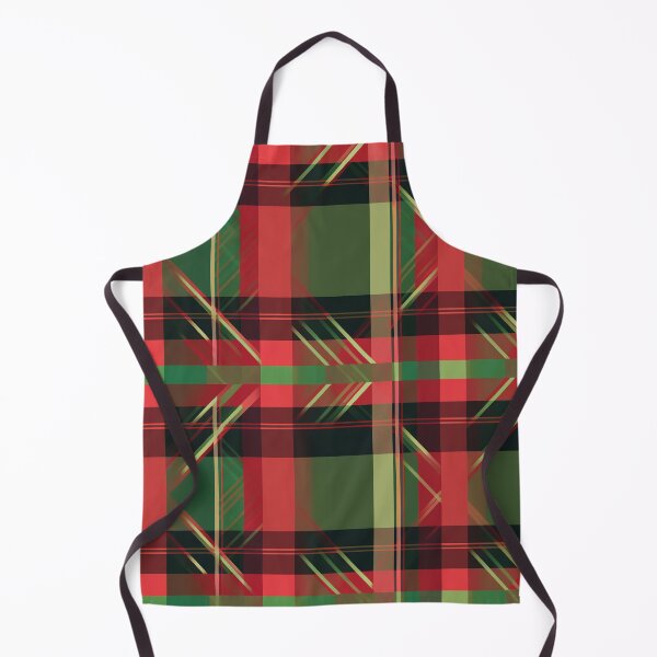 Aperçu de l'œuvre Conception de Noël à carreaux rouges et verts 2 créée et vendue par Hashola Designs.
