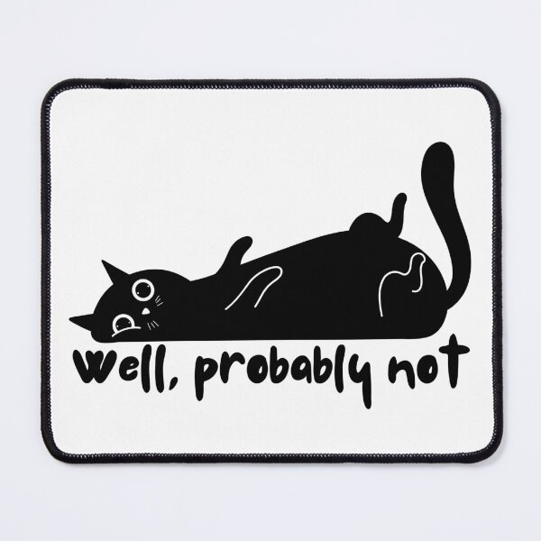 Item preview, Black Cat Cute Funny Quote designed and sold by Youpattern.