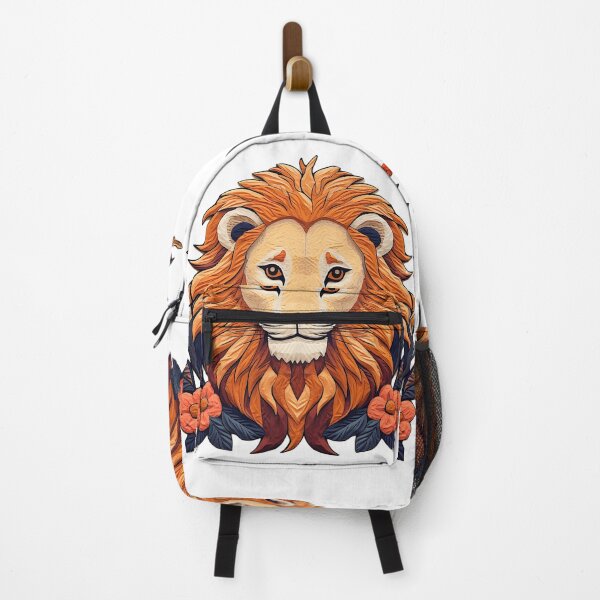 Item preview, Personalised Embroidery Appliqué Artwork of a Regal Big Kitty Cat | Lion Head designed and sold by PaddyMcKhan.