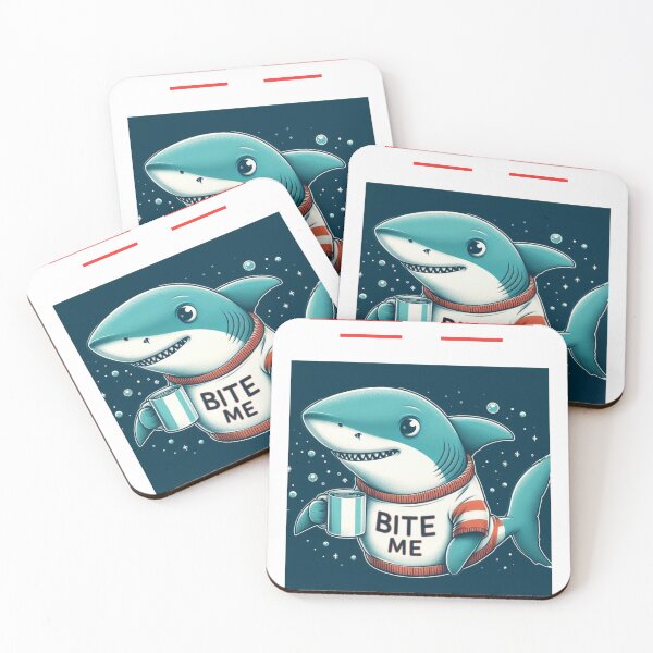 Item preview, In the deep blue sea, the bite me Shark designed and sold by Focus-Photo-PG.