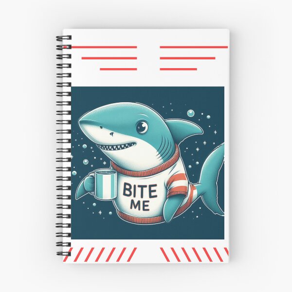 Item preview, In the deep blue sea, the bite me Shark designed and sold by Focus-Photo-PG.