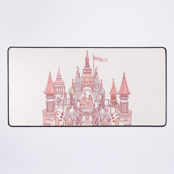 Item preview, Pink Castle Line Art | Bunniesmee Wedding Edition T-Shirt designed and sold by bunniesmee.