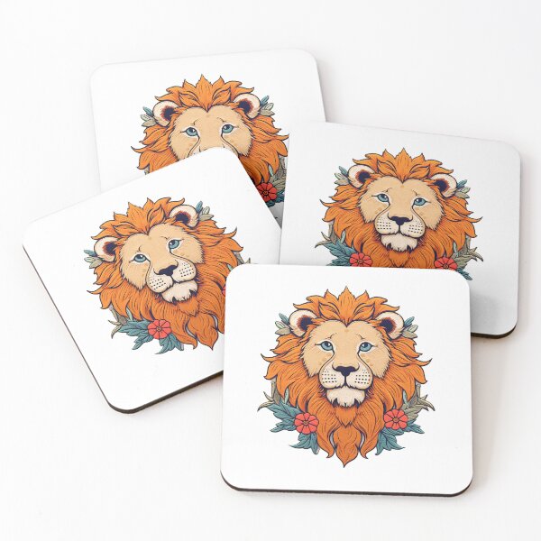 Item preview, Personalised Embroidery Appliqué Artwork of a Regal Big Kitty Cat | Lion Head designed and sold by PaddyMcKhan.