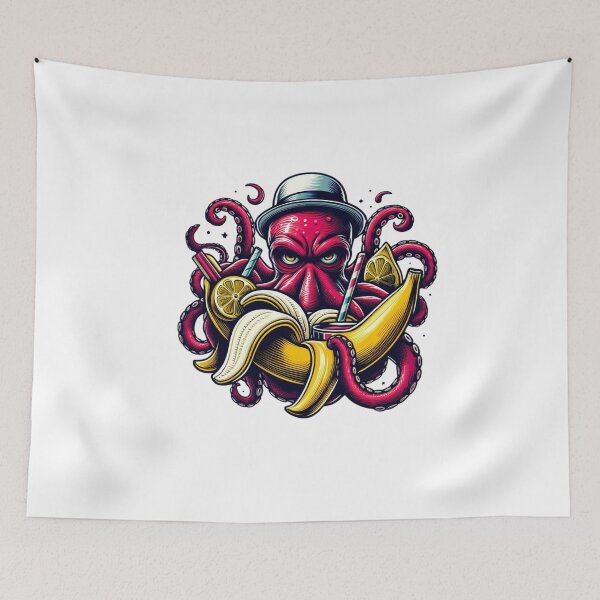 Item preview, Bananacle - Funny bannana tentacle designed and sold by GalaxyGraffiti.