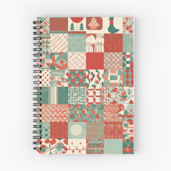 Item preview, Christmas Spirit Patchwork 3 designed and sold by Hashola Designs.