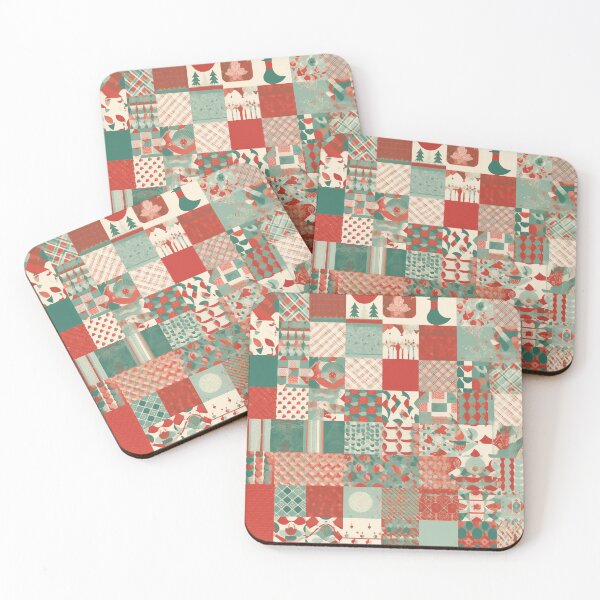 Item preview, Christmas Spirit Patchwork 3 designed and sold by Hashola Designs.