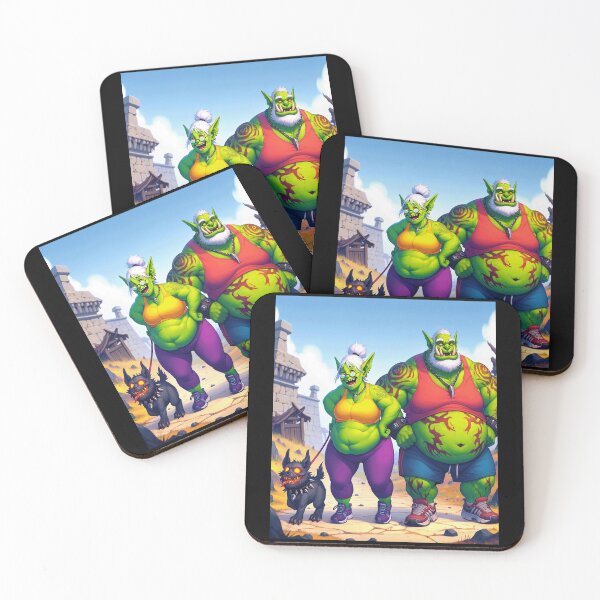 Item preview, Older Orcs Couple Goals - Jogging Fitness designed and sold by Matthew Kinnersly.