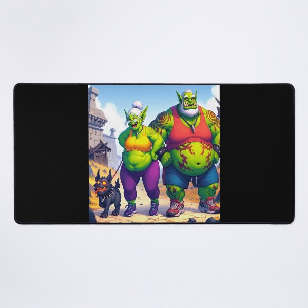 Item preview, Older Orcs Couple Goals - Jogging Fitness designed and sold by Matthew Kinnersly.