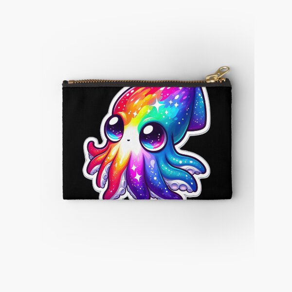 Item preview, cute rainbow squid designed and sold by Suissino.