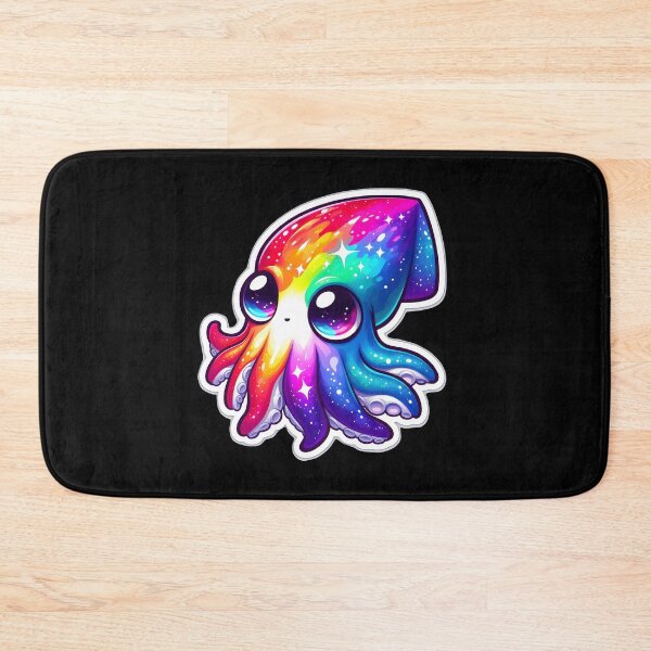 Item preview, cute rainbow squid designed and sold by Suissino.