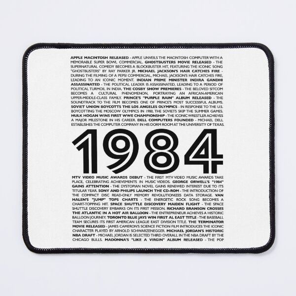 Item preview, 1984 Rewind Collection: Embrace Your Birth Year with Timeless Moments designed and sold by ShobulousStudio.