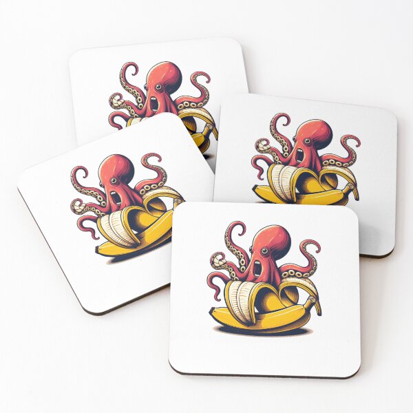 Item preview, Bananacle - Funny bannana tentacle designed and sold by GalaxyGraffiti.