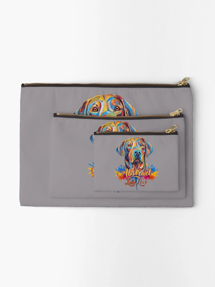 Thumbnail 2 of 4, Zipper Pouch, Abstract LabLove designed and sold by InnerGrow.