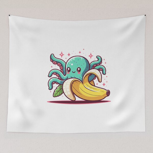 Item preview, Bananacle - Funny bannana tentacle designed and sold by GalaxyGraffiti.