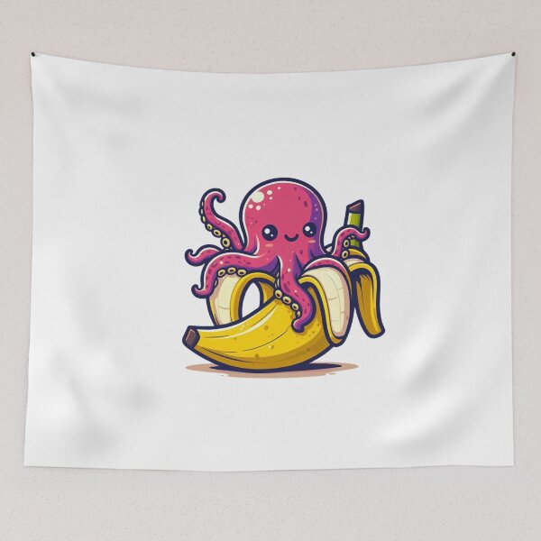 Item preview, Bananacle - Funny bannana tentacle designed and sold by GalaxyGraffiti.