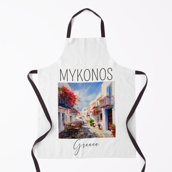 Item preview, Watercolor Design of Mykonos - Greece  designed and sold by Sketch-Shack.